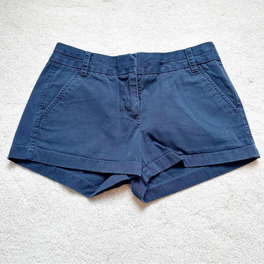 J. Crew Navy Shorts Size 4